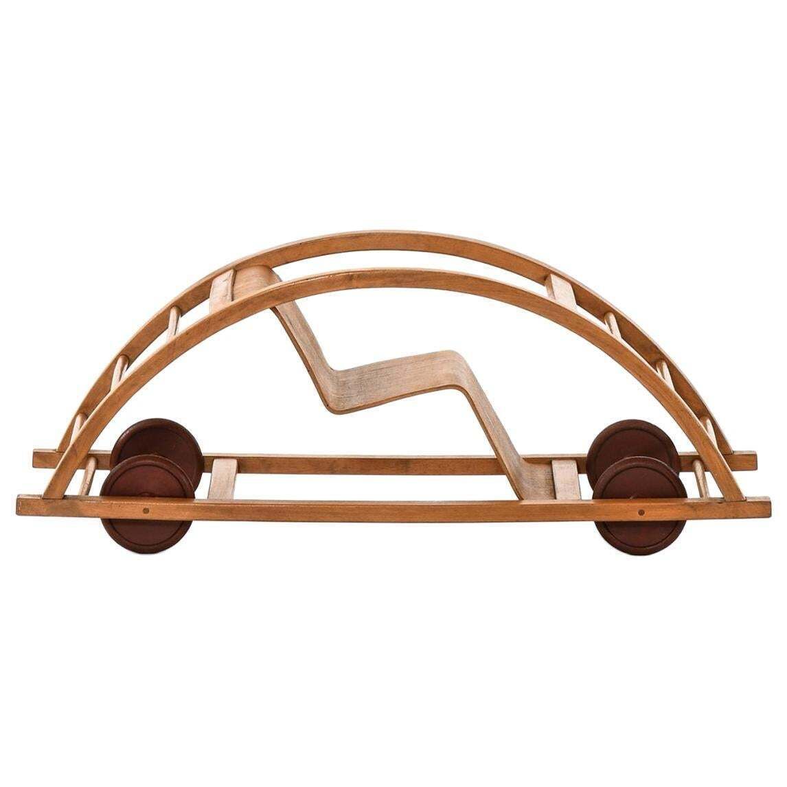 Hans Brockhage & Erwin Andrea Swing Cart Produced By Gottfried Lenz In Germany