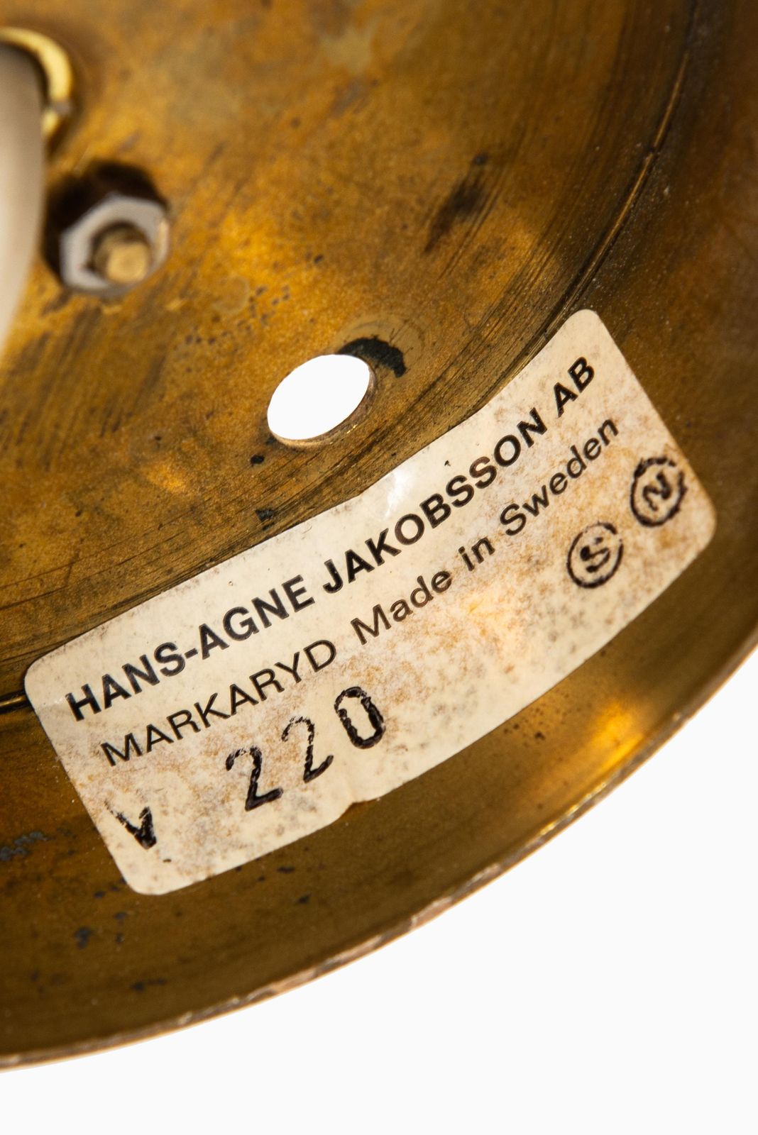 Hans Agne Jakobsson Wall Lamps Model V 220 By Hans Agne Jakobsson Ab In Sweden photo vinterior