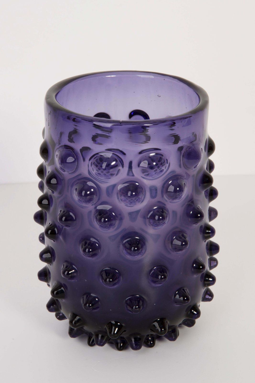 Violet Purple Glass Vase, 20th Century, Italy, 1960s photo furniture