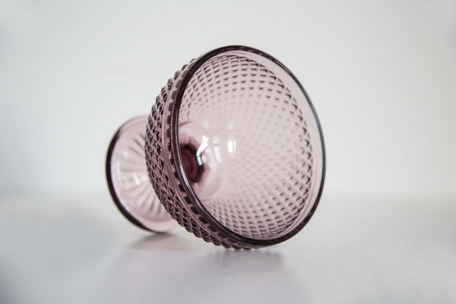 Mid Century Vintage Purple Glass Sugar Bowl, Italy, 1960s photo buy