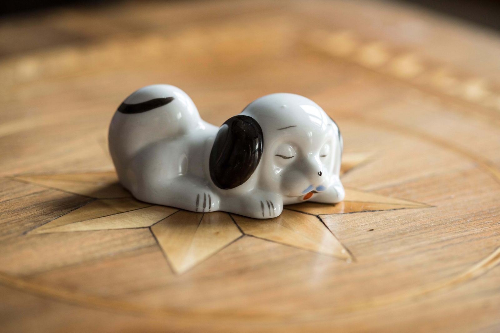 Mid Century Small White Dog Sculpture, Italy, 1960s photo furniture