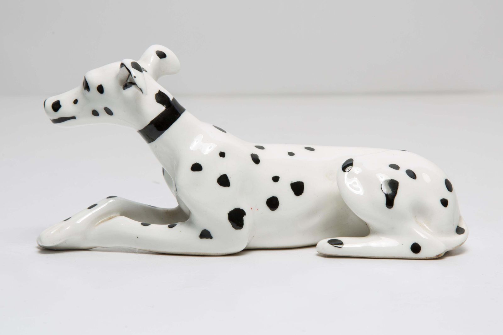 20th Century Mini White Dalmatian Dog Sculpture, Italy, 1960s photo furniture