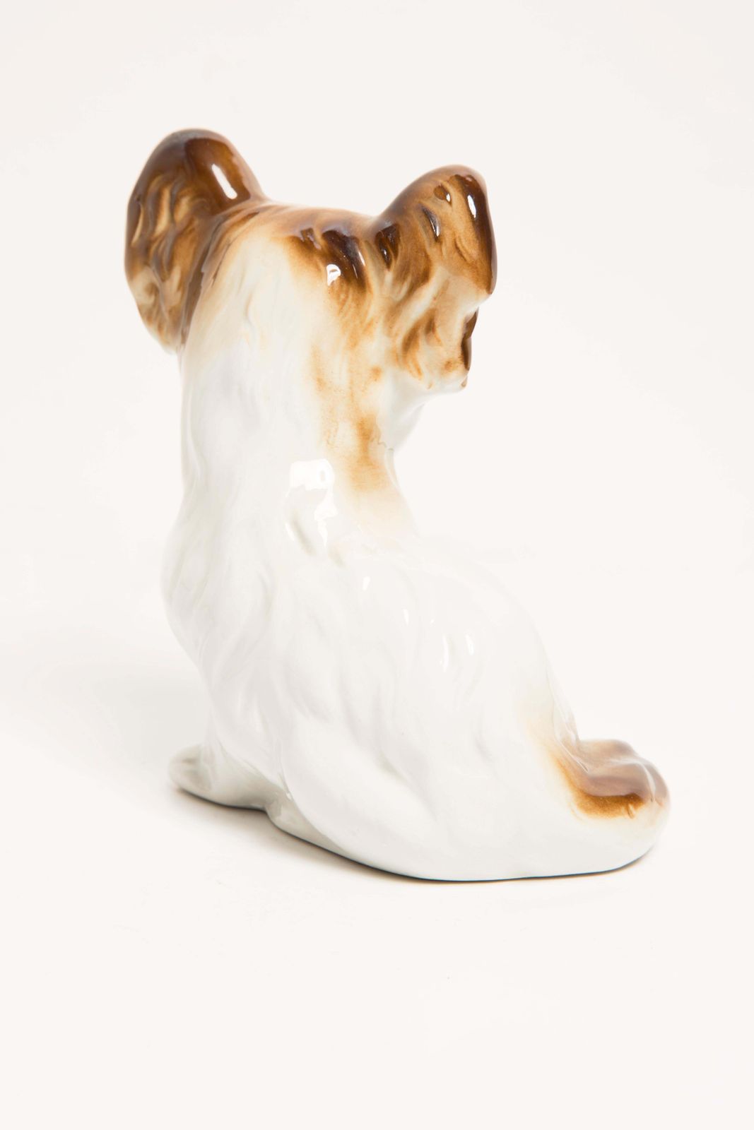 photo for sale Midcentury Small White Terrier Dog Sculpture, Italy, 1960s