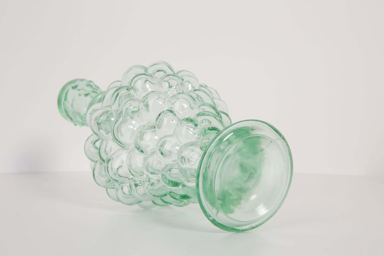 Transparent Glass Genie Decanter With Stopper, 20th Century, Italy, 1960s photo Home Decor