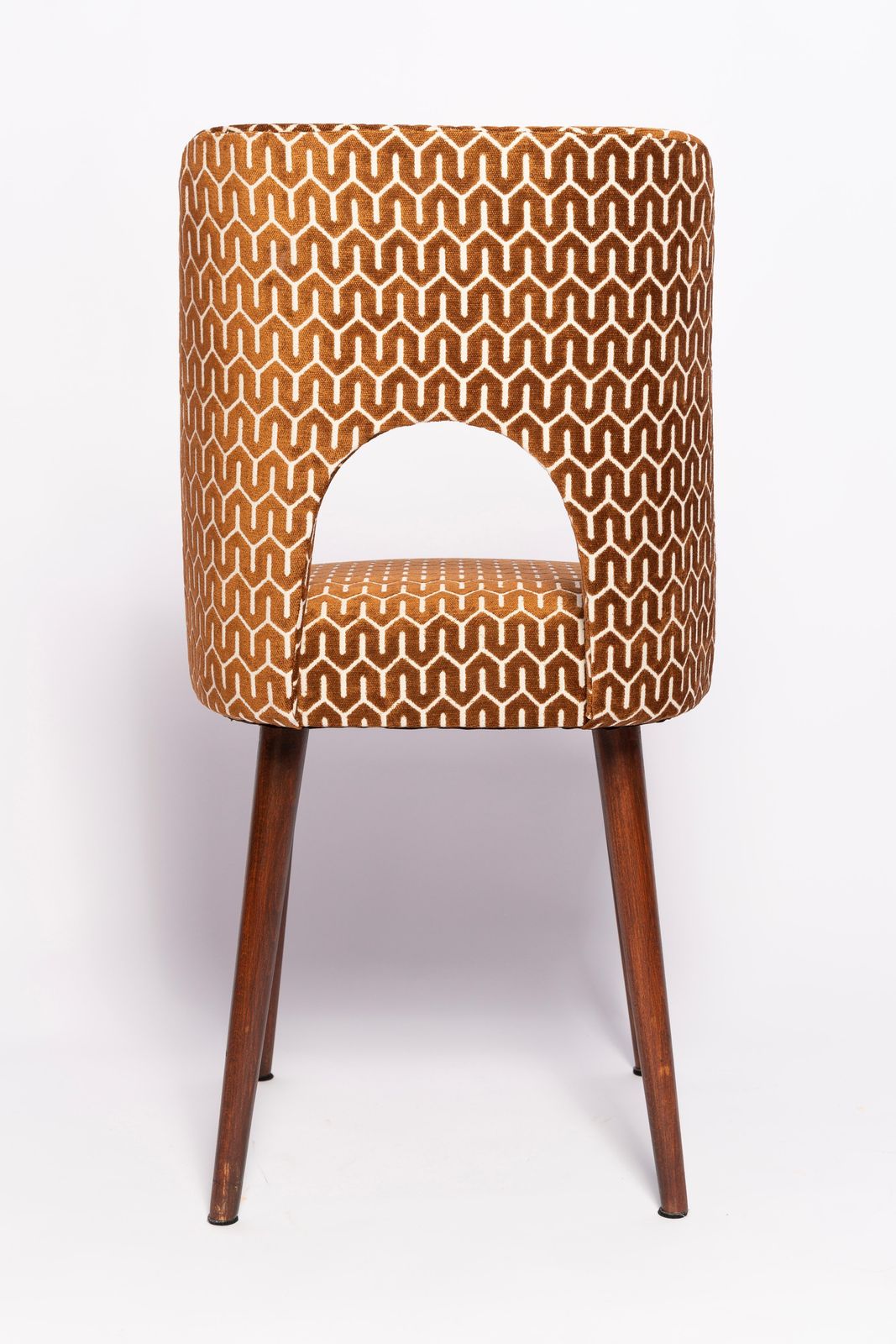 photo for sale Mid Century Chocolate Brown 'Shell' Chair, Europe, 1960s