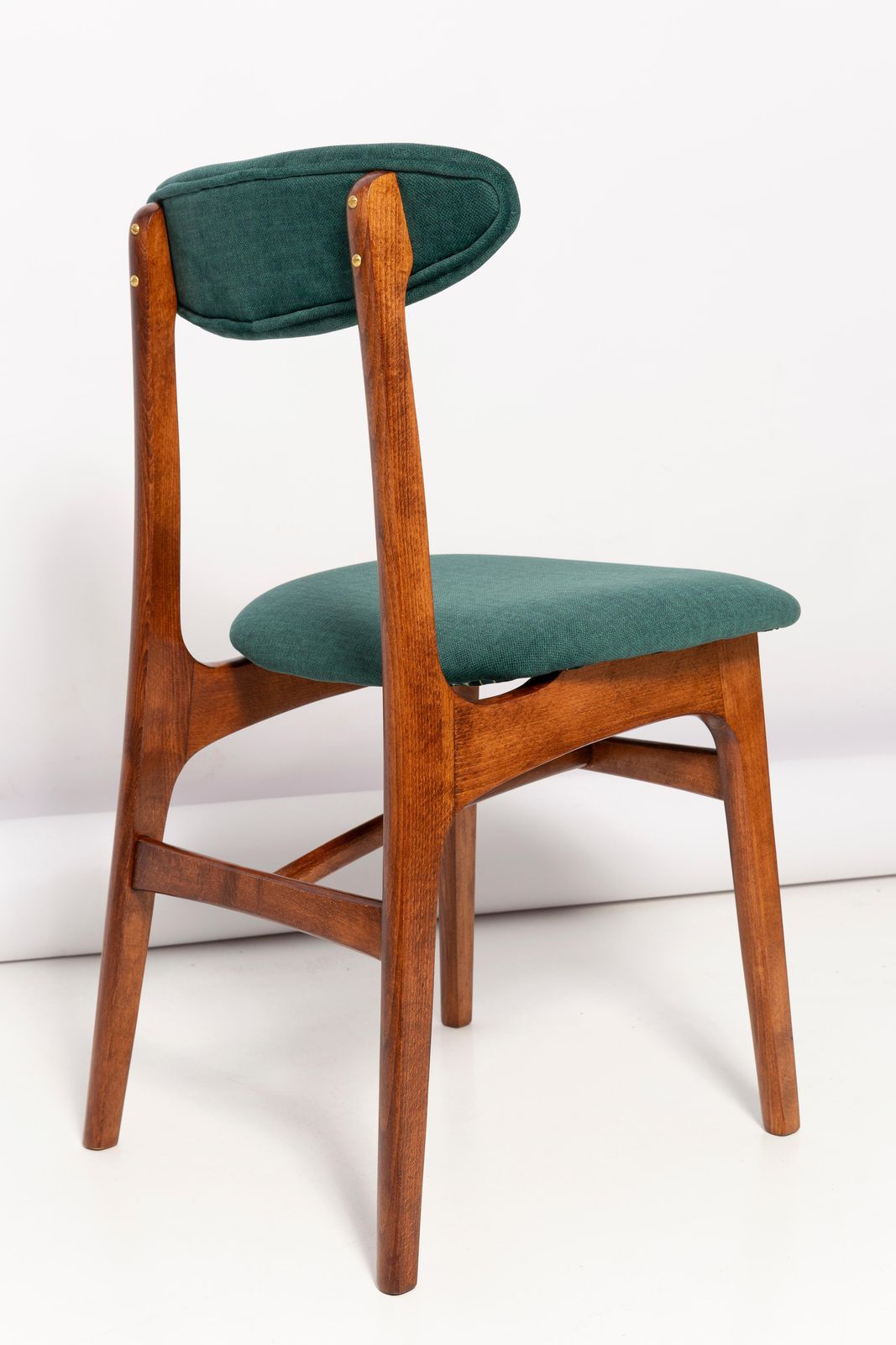 photo furniture Mid Century Green Velvet Chair Designed By Rajmund Halas, Poland, 1960s