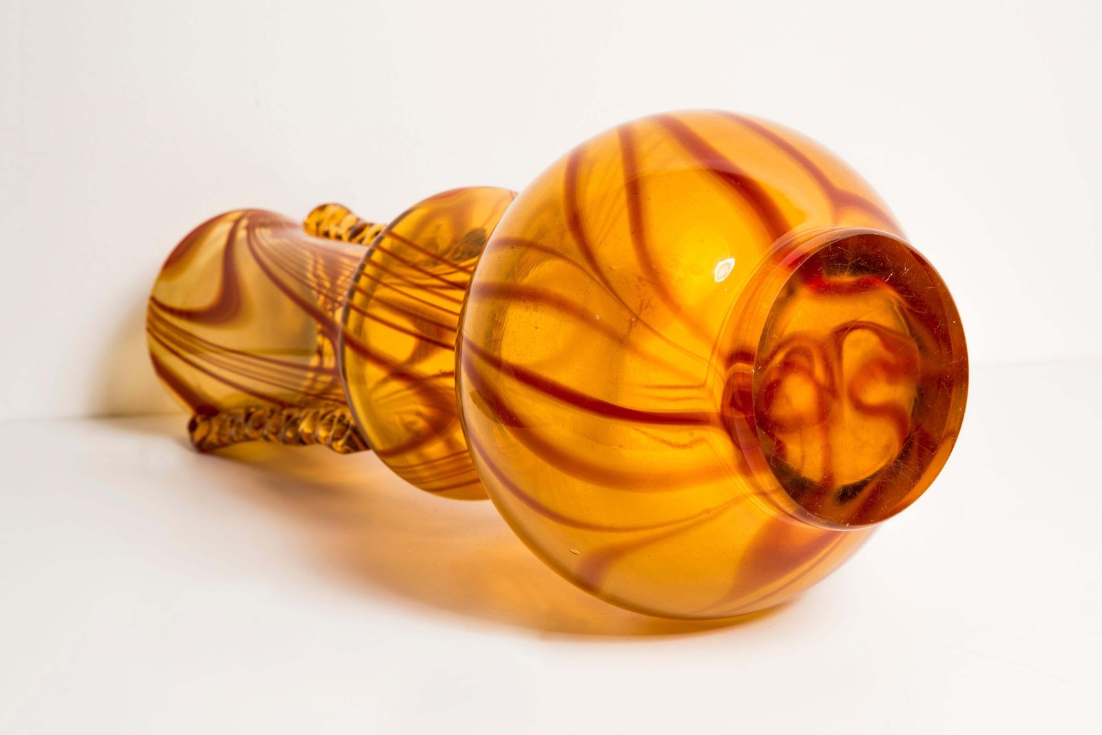 photo for sale Midcentury Vintage Yellow And Orange Vase, Europe, 1960s