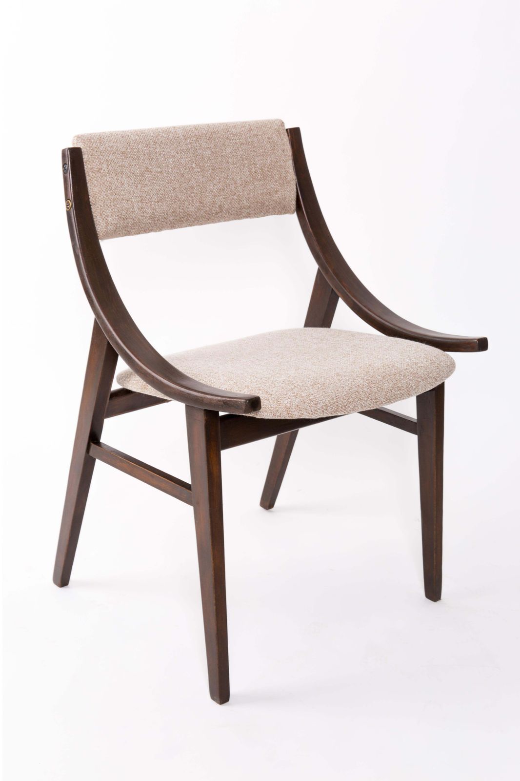 Beige "Jupmer" Chair, Silesian Furniture Factory, Poland, 1960s photo 425.0