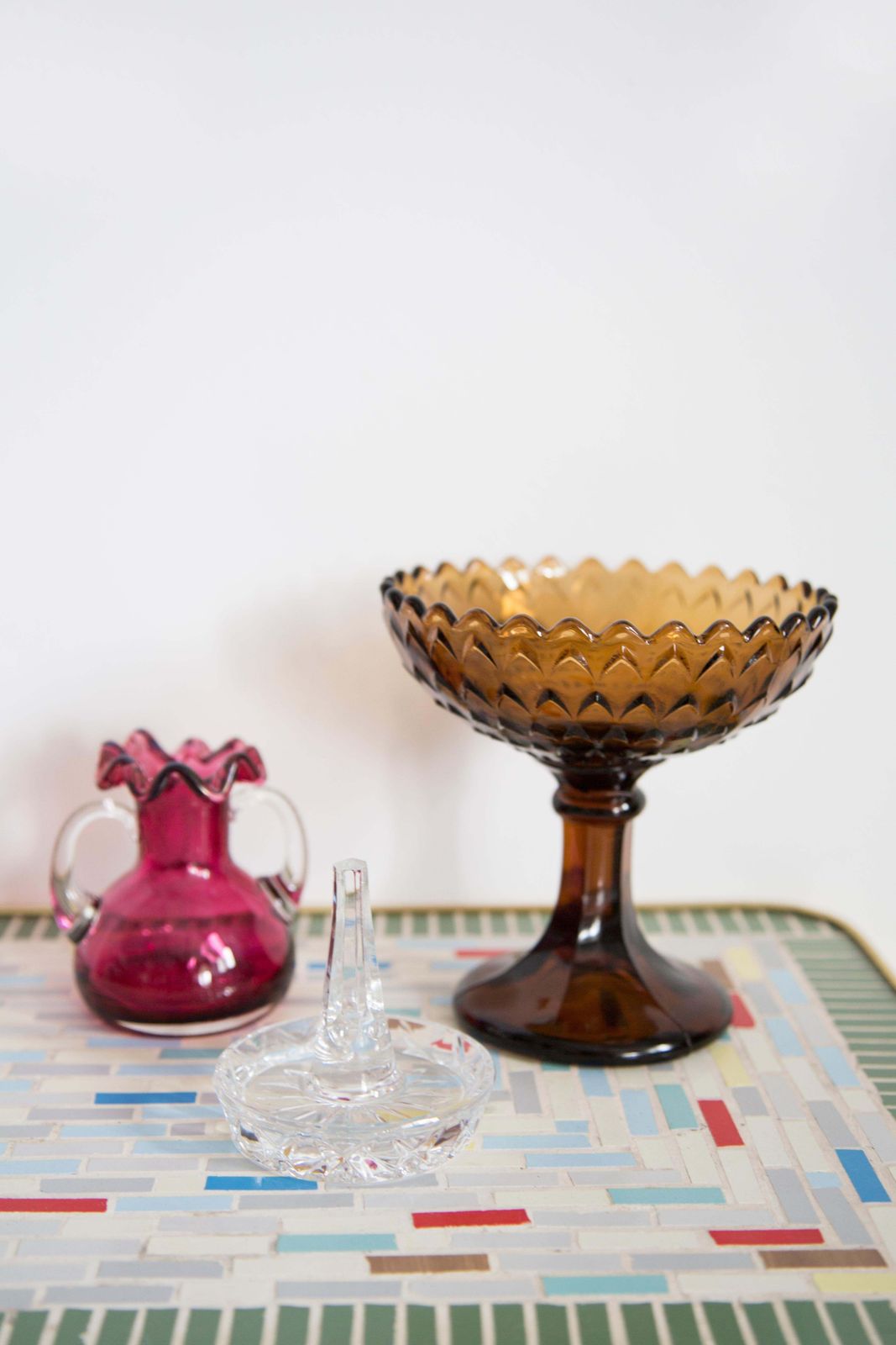 Mid Century Mini Small Pink Vase With Frill, Europe, 1960s photo for sale