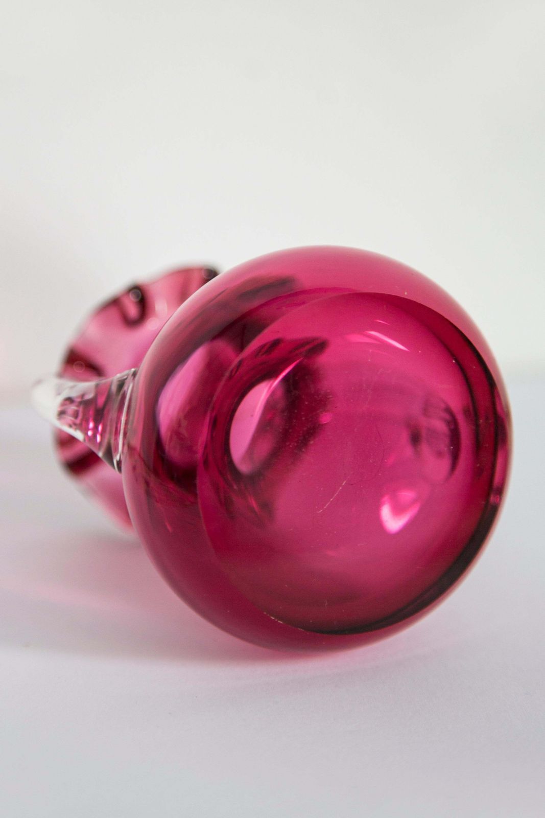 Mid Century Mini Small Pink Vase With Frill, Europe, 1960s photo buy