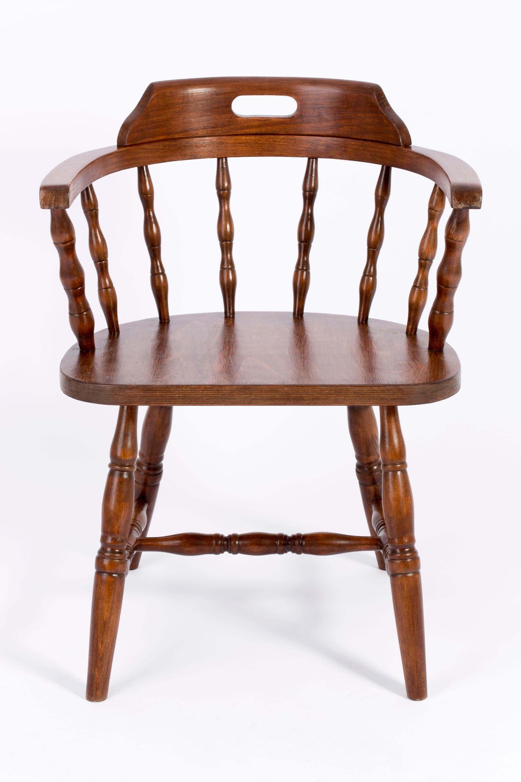 20th Century Dark Brown Beechwood Chair, 1960s photo furniture