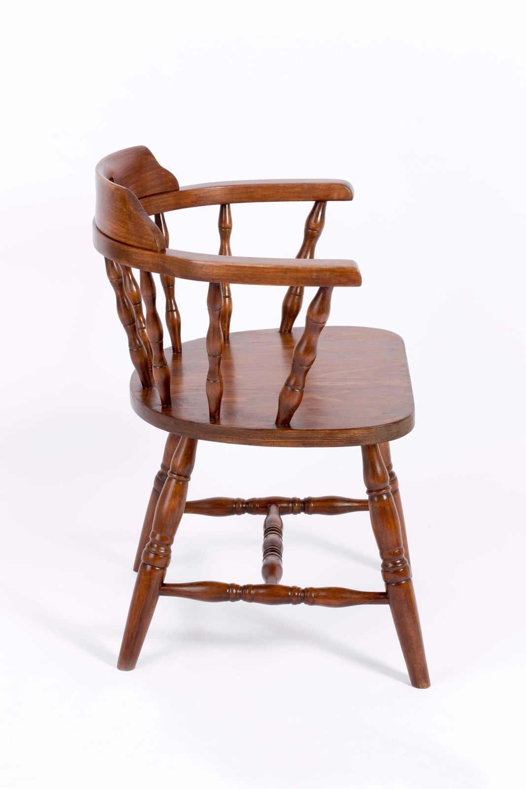 20th Century Dark Brown Beechwood Chair, 1960s photo vinterior