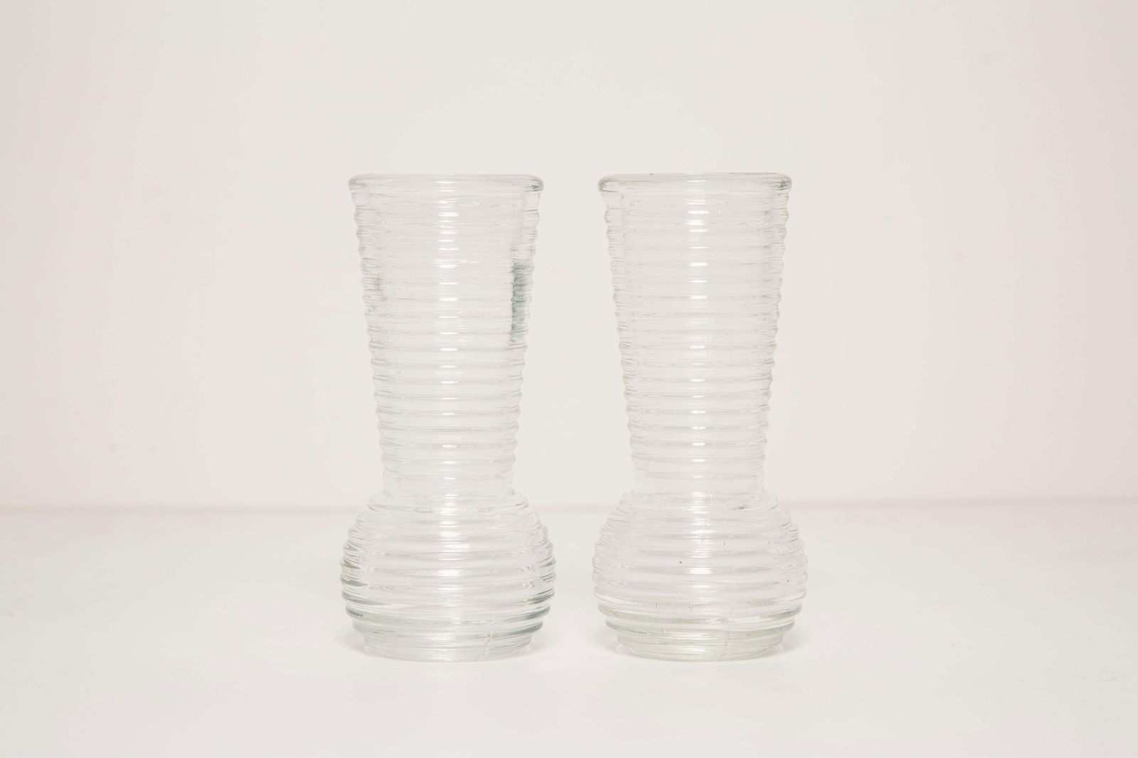 Midcentury Vintage Transparent Small Vase, Europe, 1960s photo 60.0