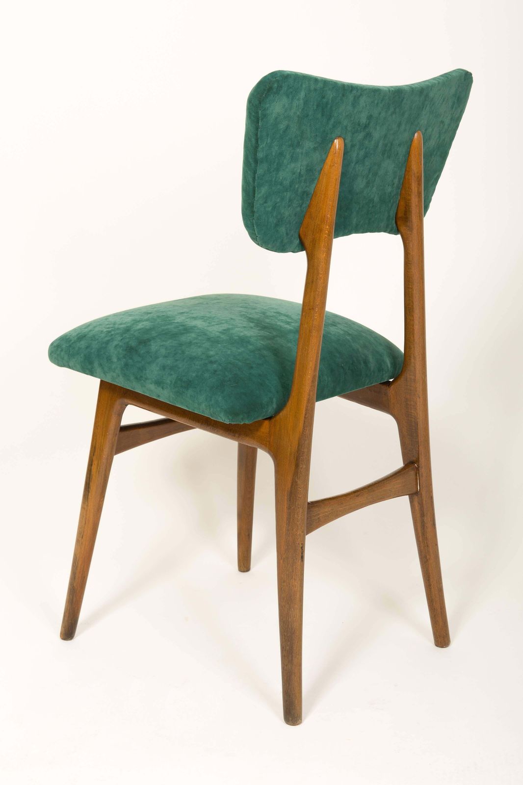20th Century Dark Green Velvet Chair, 1960s photo Furniture