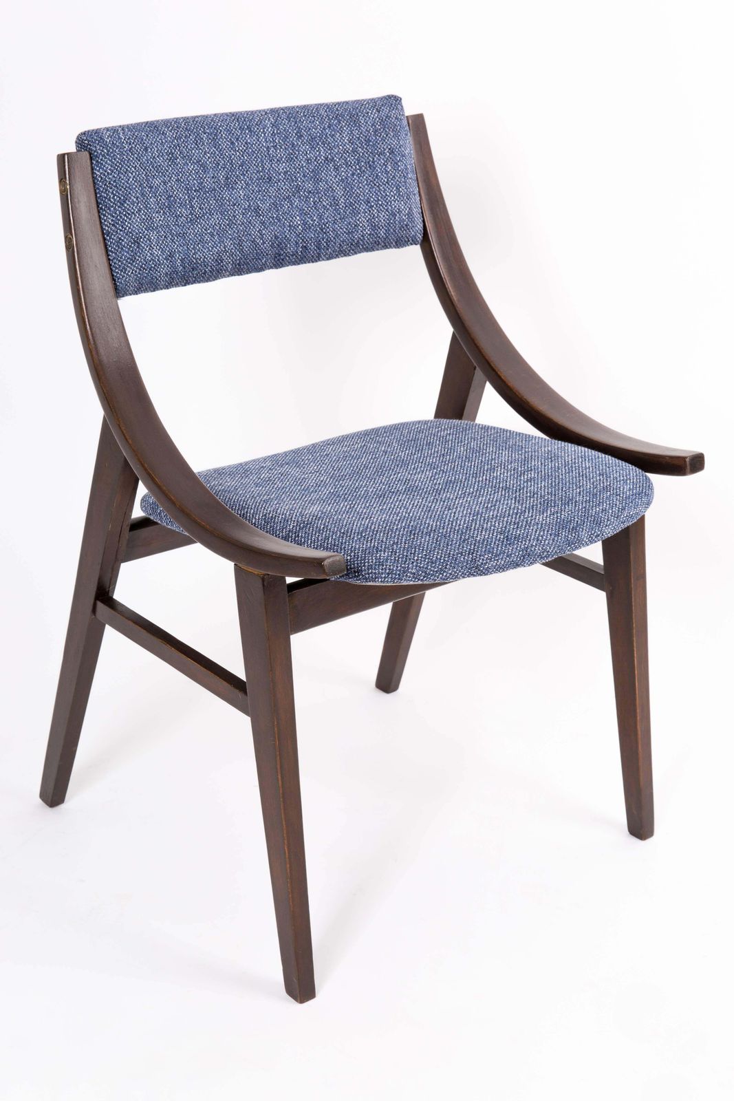 Blue "Jupmer" Chair, Silesian Furniture Factory, Poland, 1960s photo for sale