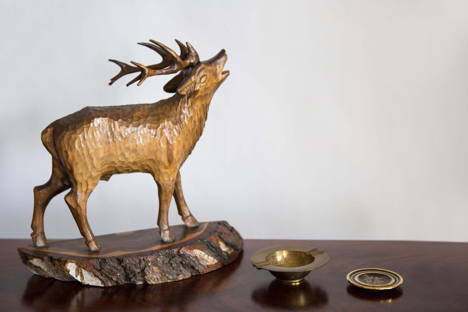 Mid 20th Century Medium Deep Wood Sculpture, Europe, Poland, 1960s photo Art