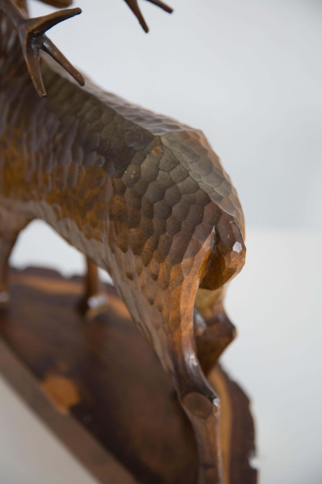 photo buy Mid 20th Century Medium Deep Wood Sculpture, Europe, Poland, 1960s