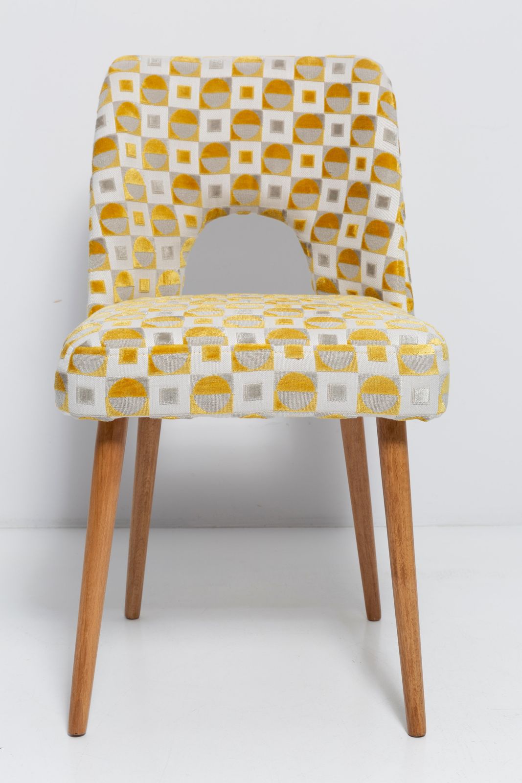 595.0 Mid Century Yellow Mustard 'Shell' Chair, 1960s photo