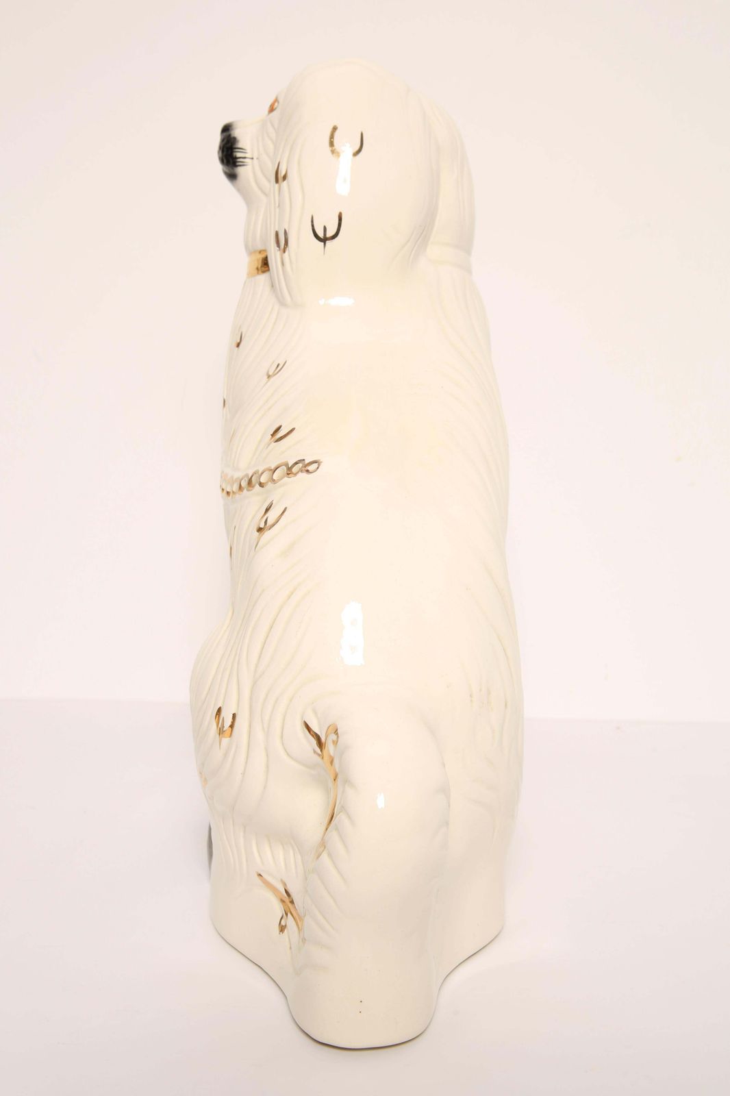Kunst 19e Eeuwse Engelse Aardewerken Yorkshire Hond, Staffordshire, Engeland, Ca. Jaren 1960 photo