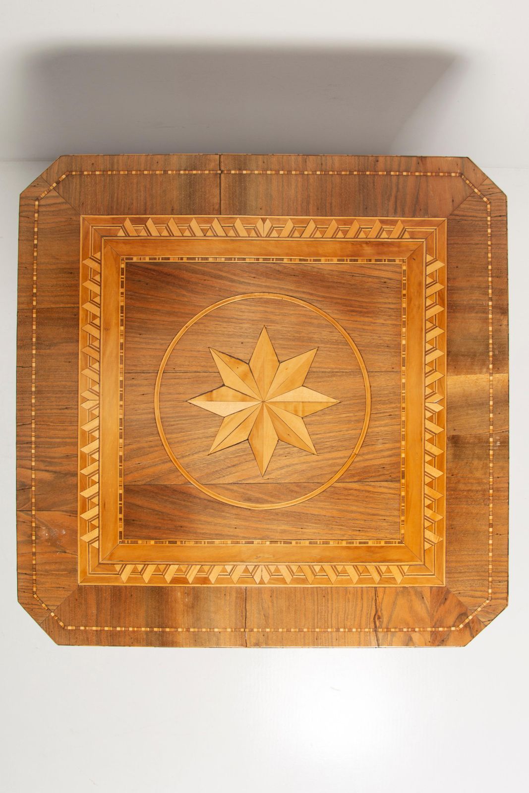 Mid Century Modern Coffee Table, Vintage, Art Deco, Star Marquetry, 1960s photo buy