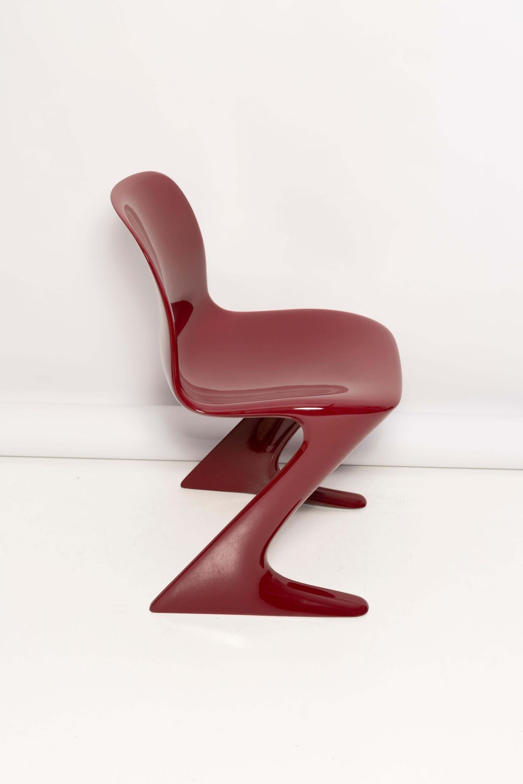 Dark Red Wine Kangaroo Chair Designed By Ernst Moeckl, Germany, 1968 photo Furniture