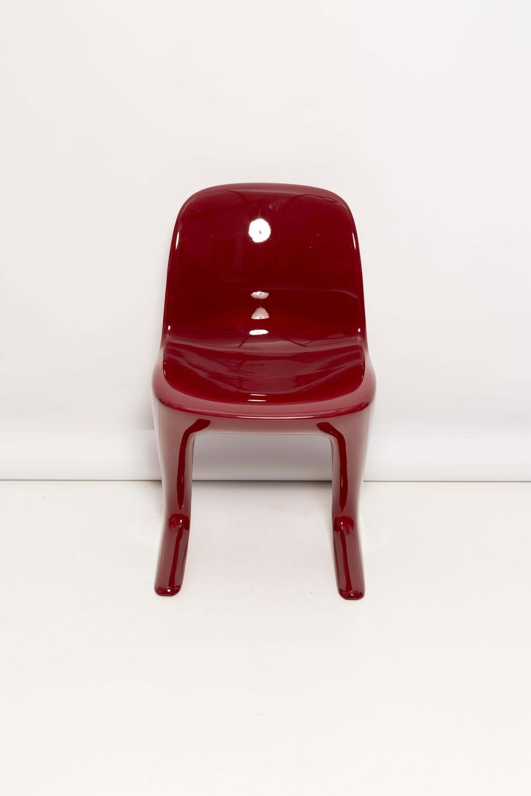 Dark Red Wine Kangaroo Chair Designed By Ernst Moeckl, Germany, 1968 photo vinterior