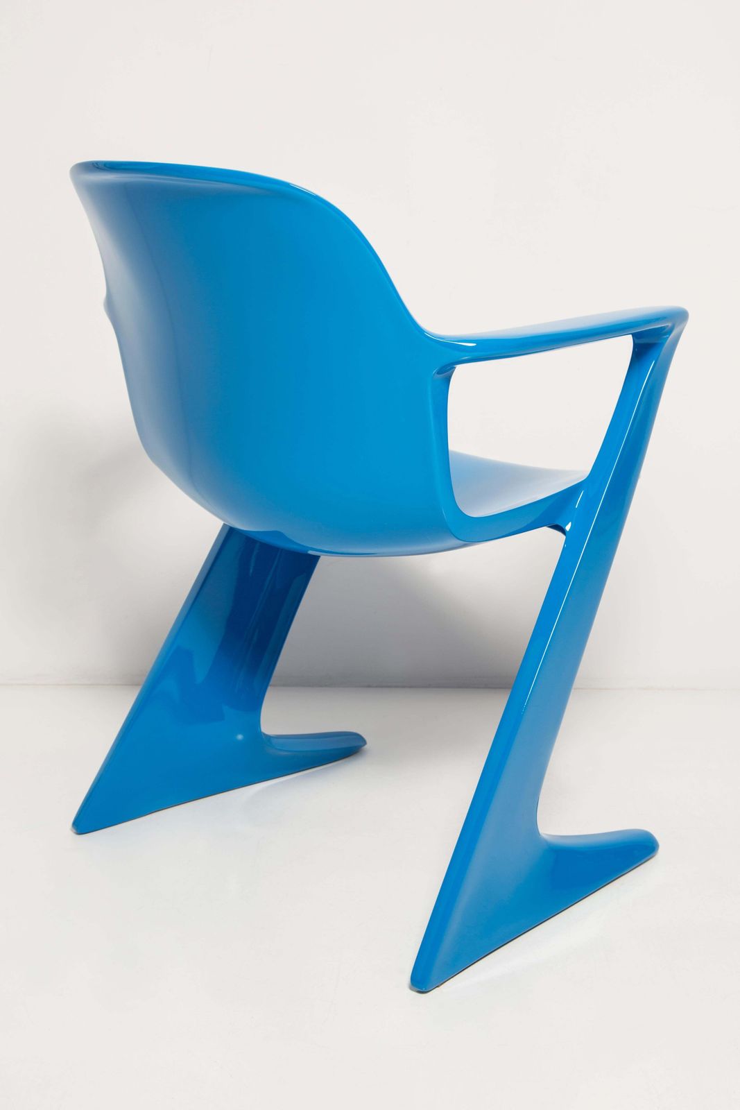 Blue Kangaroo Chair Designed By Ernst Moeckl, Germany, 1968 photo vintage