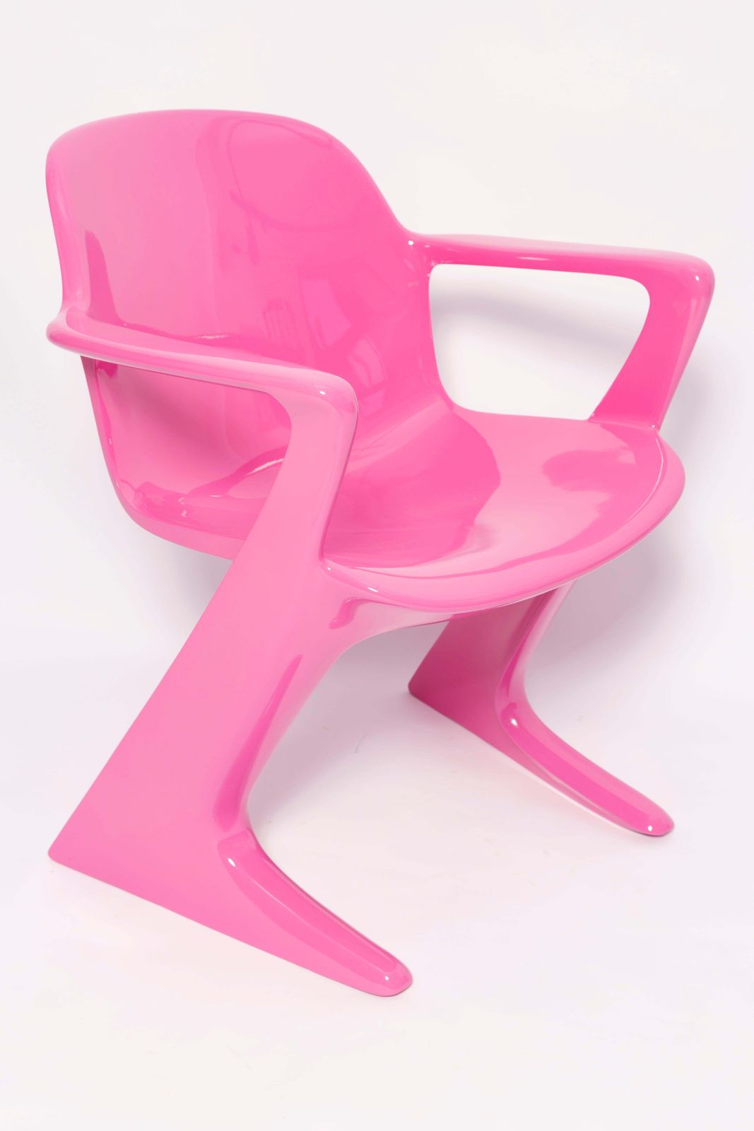 Mid Century Pink Kangaroo Chair Designed By Ernst Moeckl, Germany, 1968 photo Furniture