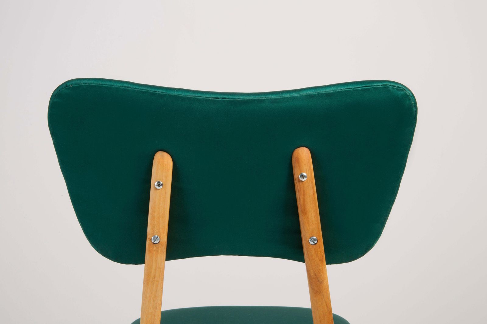 Set Of Two 20th Century Dedar Tabularasa Green Chairs, 1960s photo buy