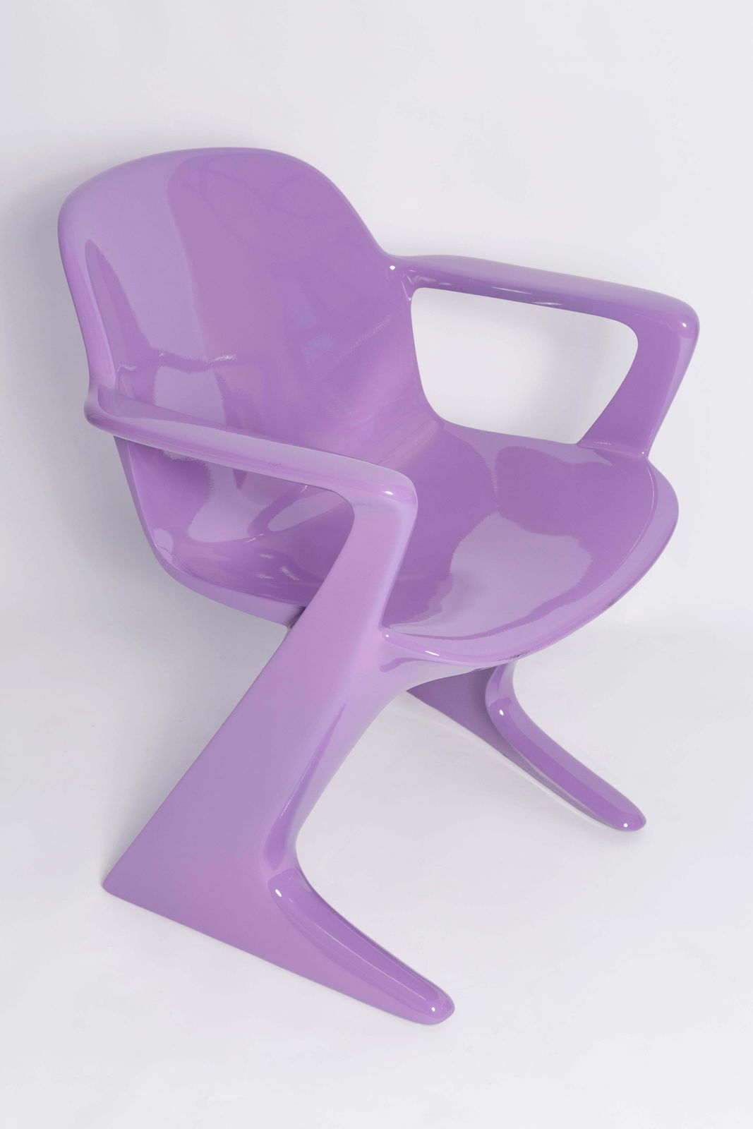 Blue Lilac Kangaroo Chair Designed By Ernst Moeckl, Germany, 1968 photo Furniture