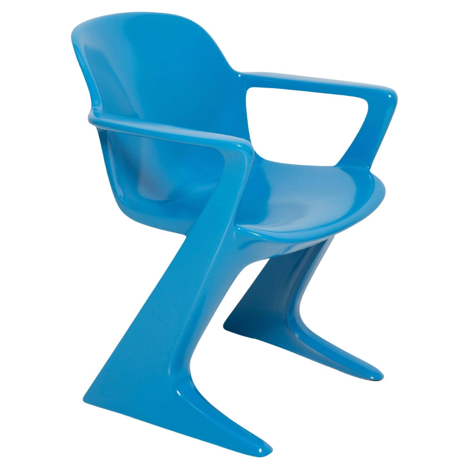 Blue Kangaroo Chair Designed By Ernst Moeckl, Germany, 1968