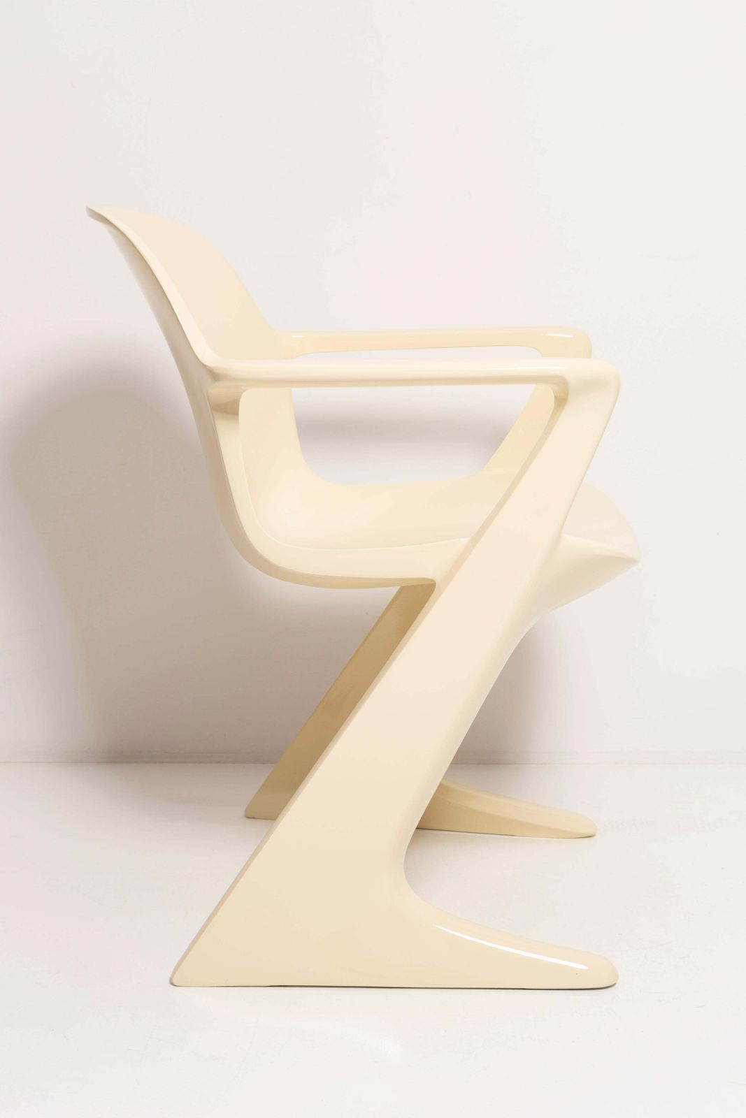 Mid Century Light Beige Kangaroo Chair Designed By Ernst Moeckl, Germany, 1968 photo Furniture
