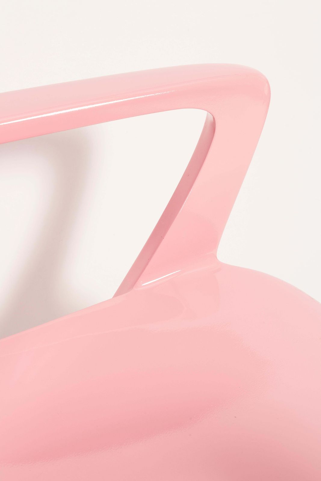 photo for sale Mid Century Light Pink Kangaroo Chair Designed By Ernst Moeckl, Germany, 1968