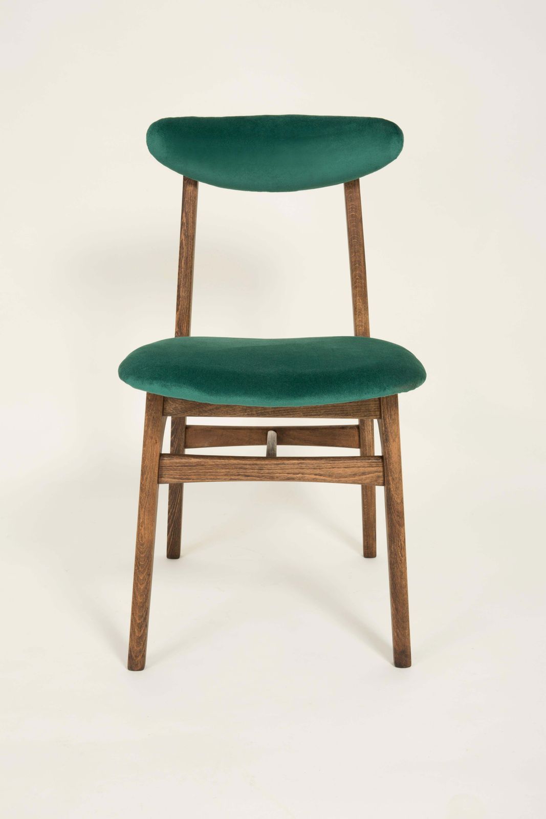 photo furniture Set Van Vier Donkergroene Stoelen Van Rajmund Halas, Europa, Ca. Jaren 1960