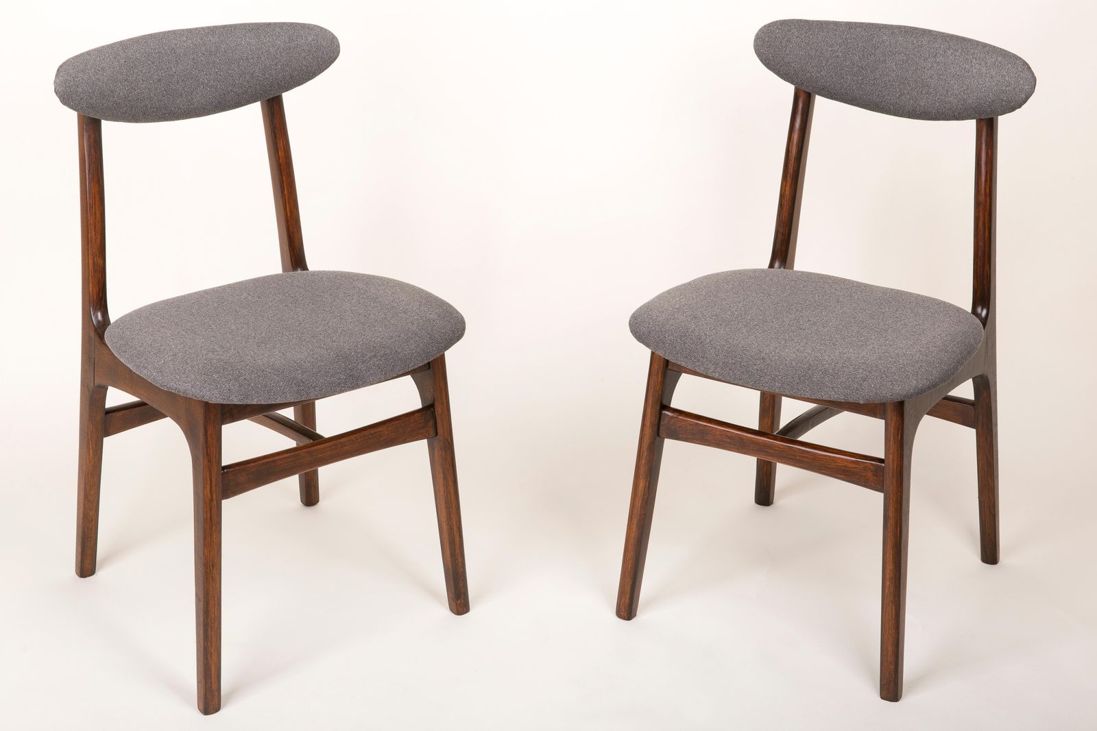 Set Of Four 20th Century Gray Chairs By Rajmund Halas, 1960s photo furniture