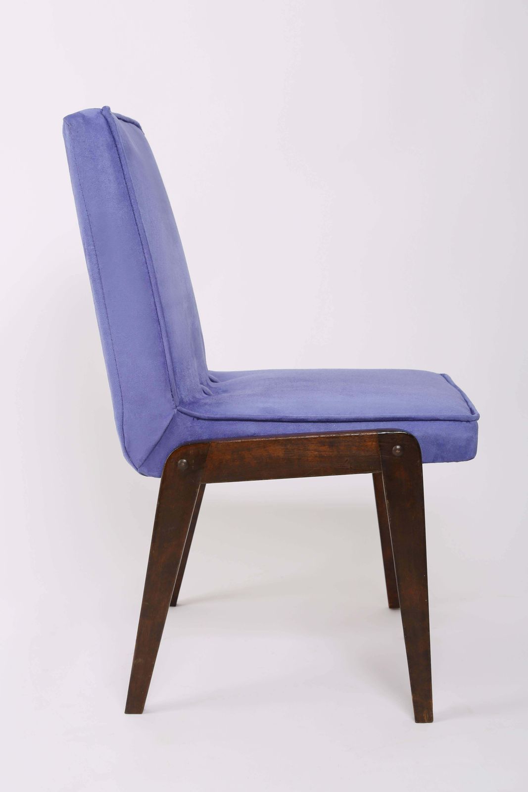 Set Of Four Mid Century Mini Aga Pantone Ultra Violet Chairs, Europe, 1960s photo Furniture