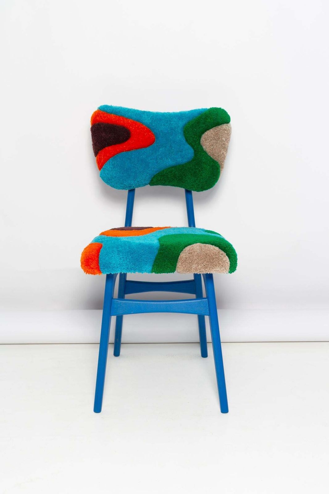 Set Of Three Mid Century Butterfly Chairs, Hand Tufting Wool, Europe, 1960s photo vintage