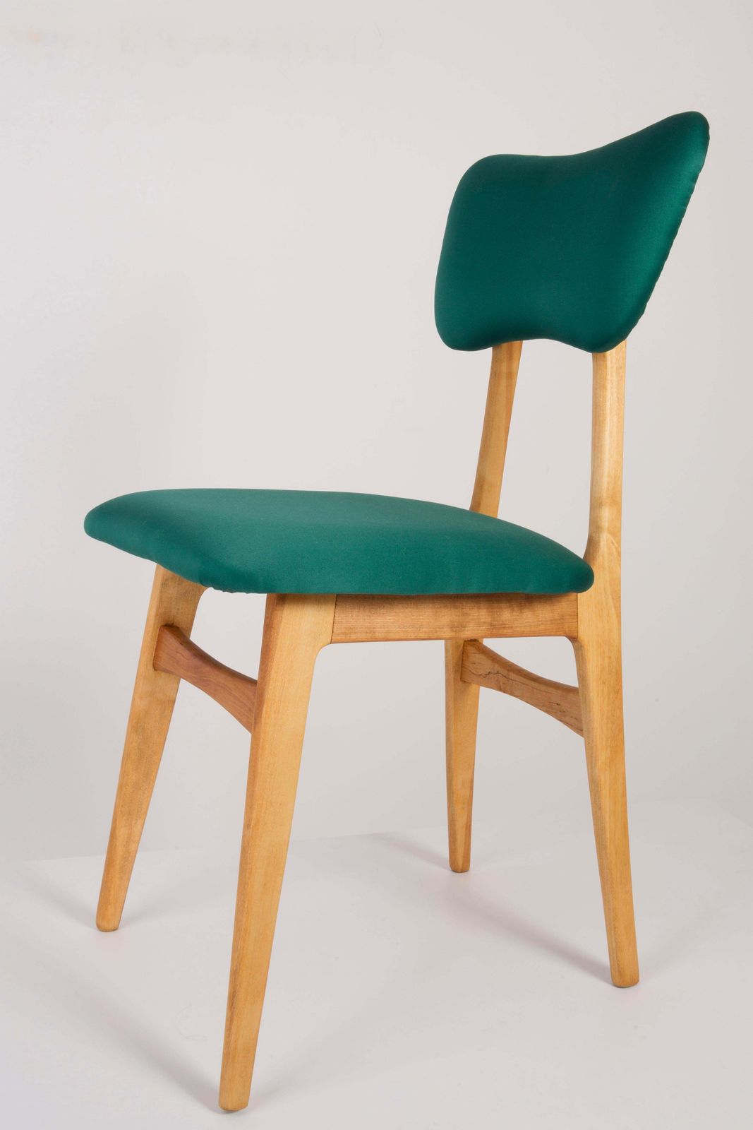 Furniture Set Of Four 20th Century Dedar Tabularasa Green Chairs, 1960s photo