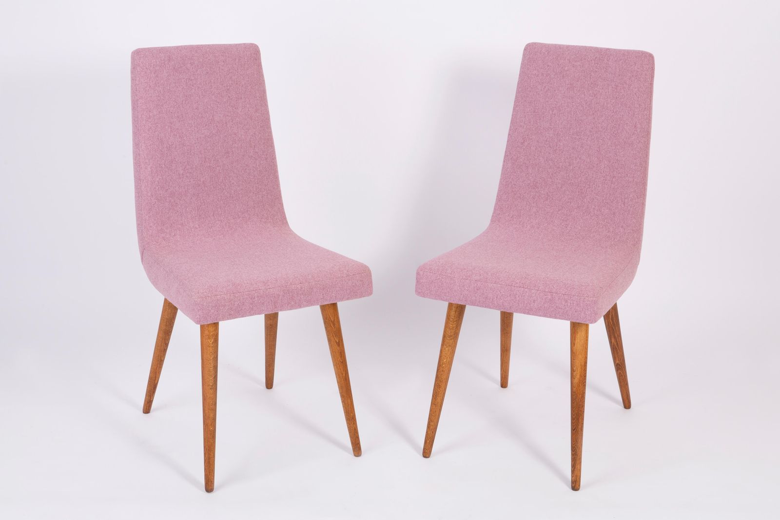 Set Van 20e Eeuwse Roze Mélange Stoelen Van Rajmund Halas, Ca. Jaren 1960 photo buy