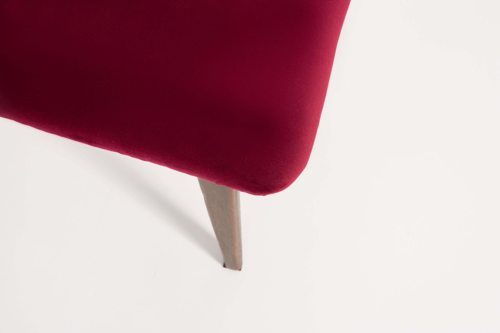 20th Century Burgundy Red Chair, 1960s photo vintage