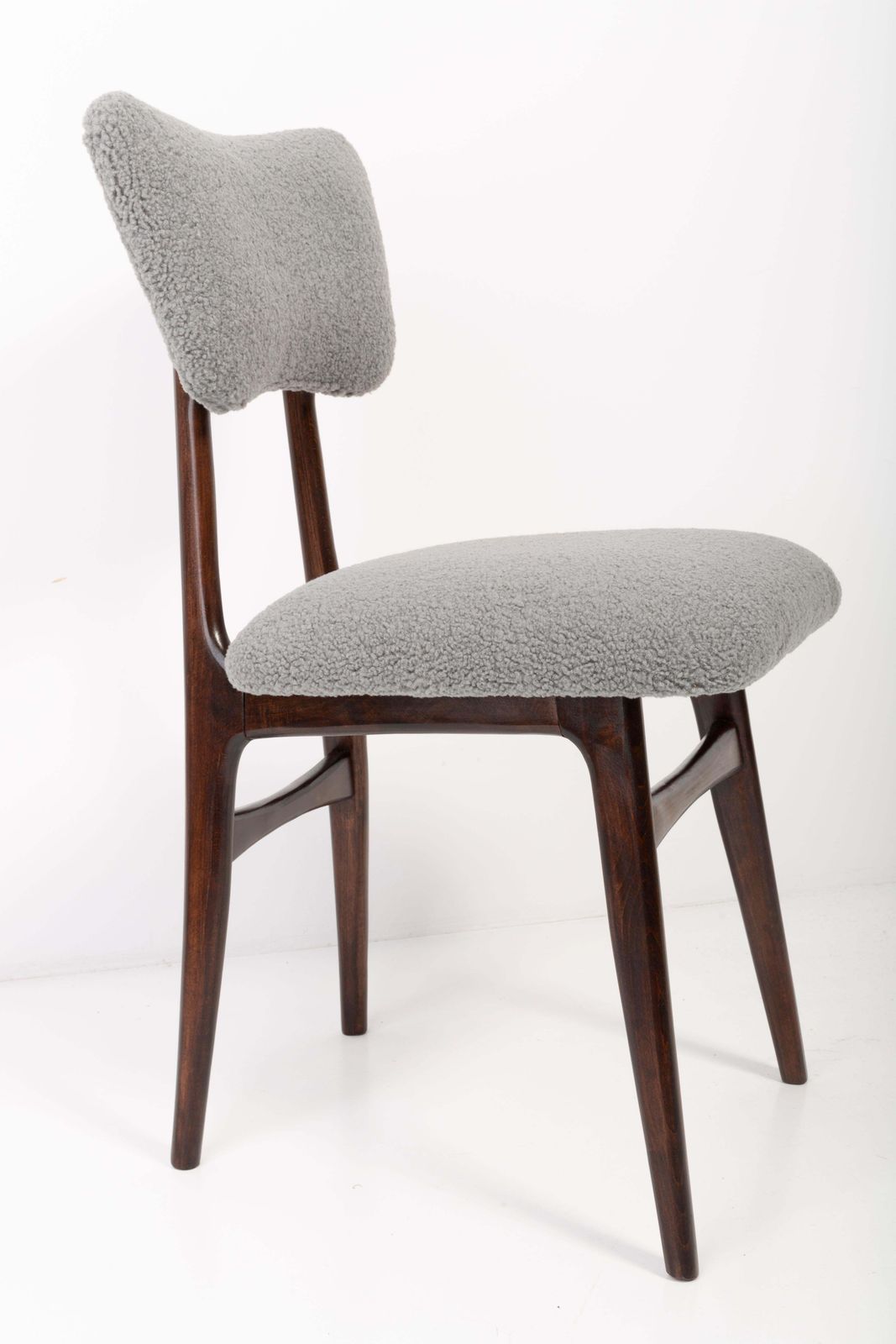 20th Century Gray Boucle Chair, 1960s photo Furniture