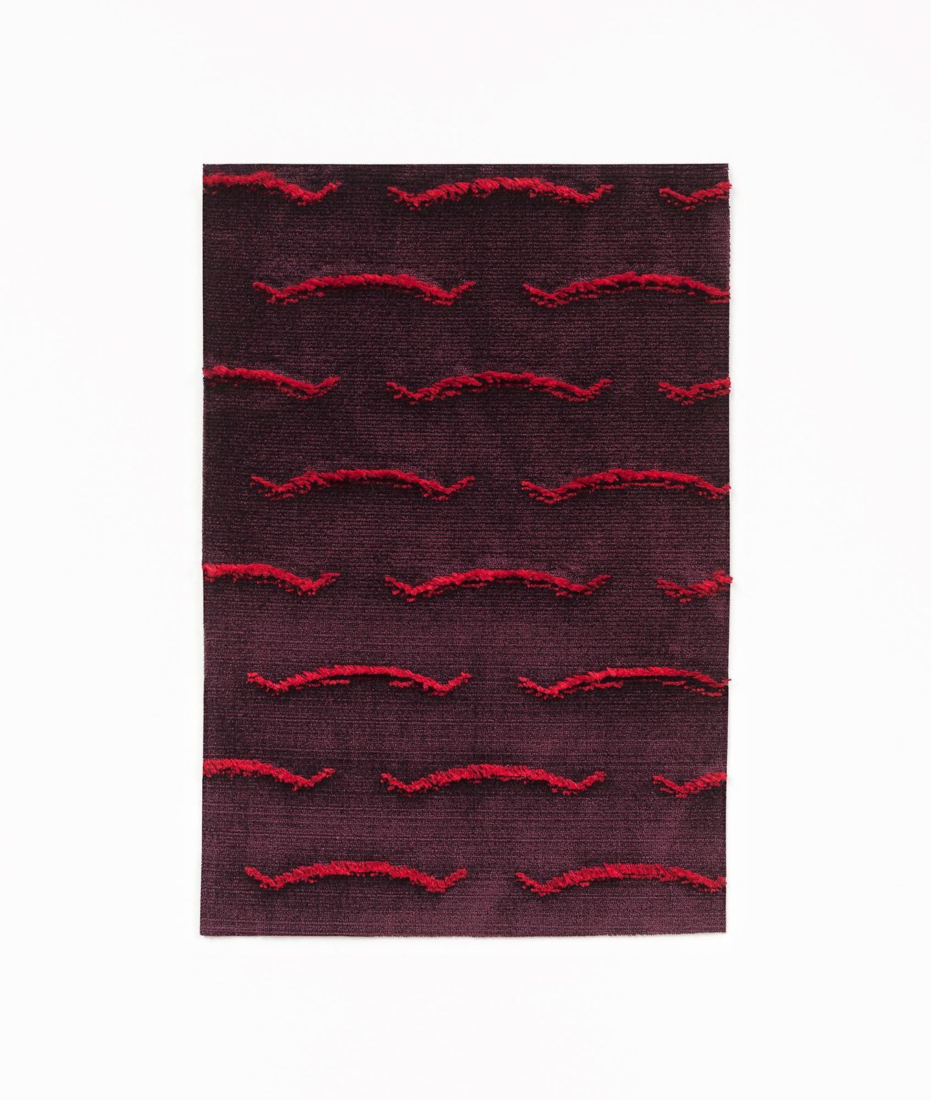 Mid Century Heart Chair In Nouvelles Vagues Burgundy Velvet, Europe, 1960s photo buy
