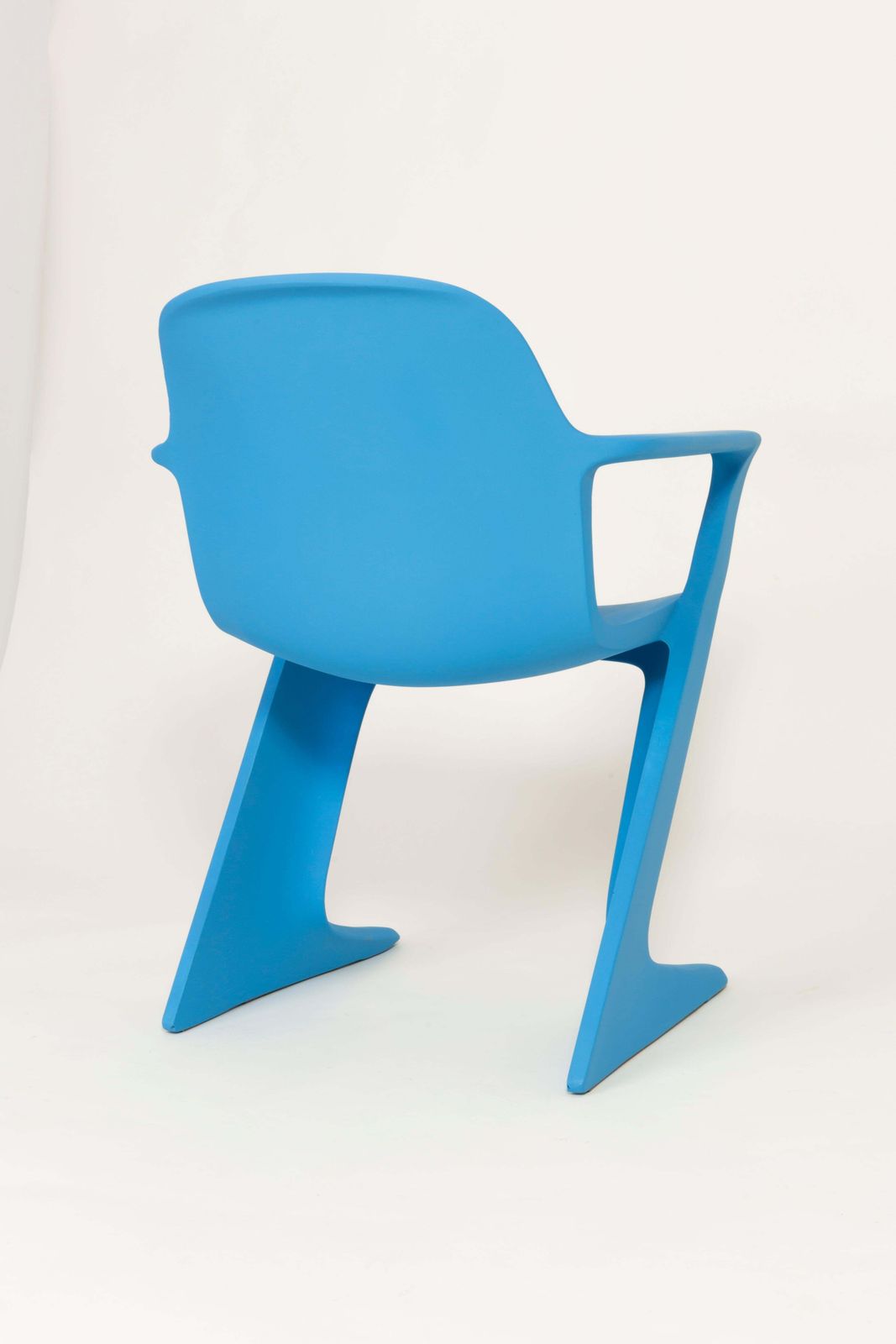 photo vinterior Set Of Two Blue Kangaroo Chairs Designed By Ernst Moeckl, Germany, 1968