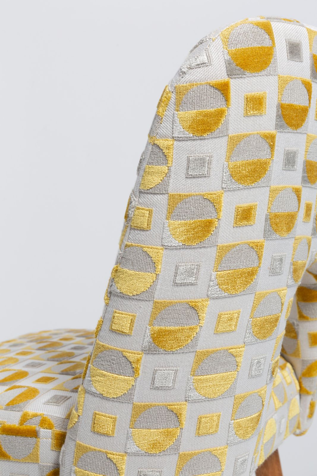 photo for sale Set Of Six Yellow "Shell" Chairs, Poland, 1960s