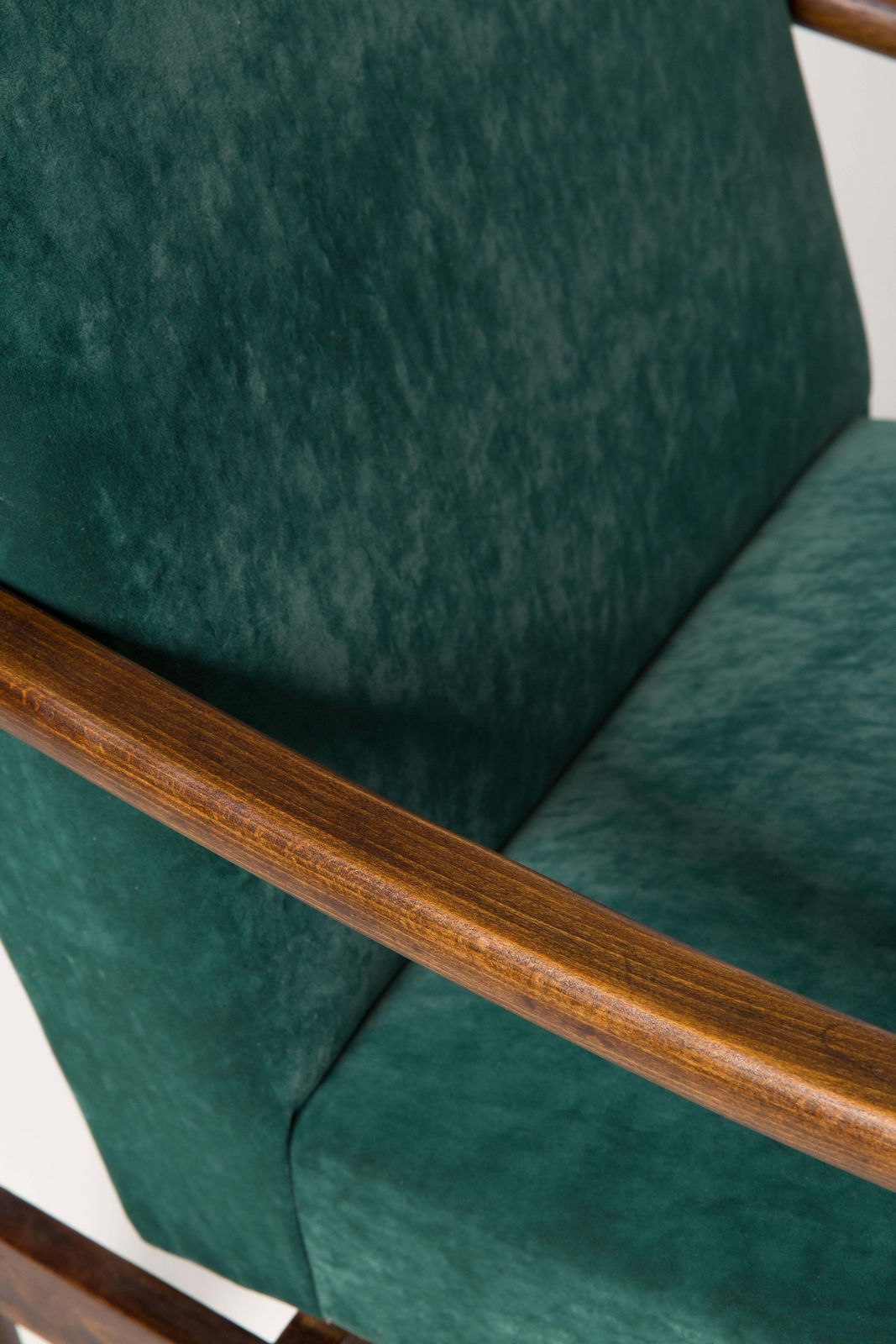 Mid Century Fauteuil, Donkergroen Fluweel, Europa, Jaren 1960. photo Meubels
