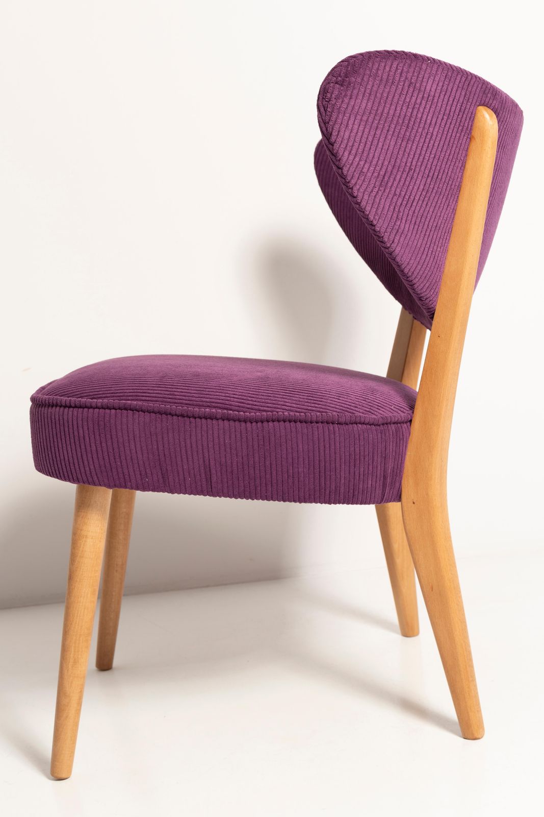 photo furniture Pair Of Midcentury Style Violet Velvet Club Chairs, By Vintola Studio, Europe