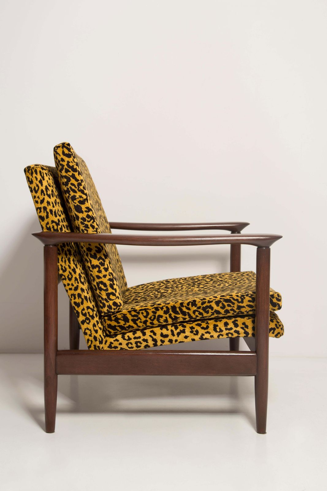 photo furniture Pair Of Midcentury Leopard Armchairs, Gfm 142, Edmund Homa, Europe, 1960s