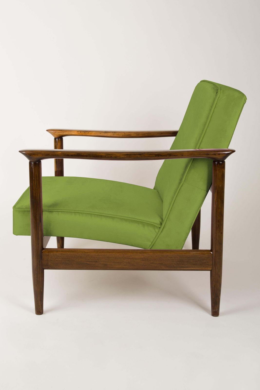 Paar Groene Fauteuils, Edmund Homa, Gfm 142, Jaren 1960, Polen photo buy
