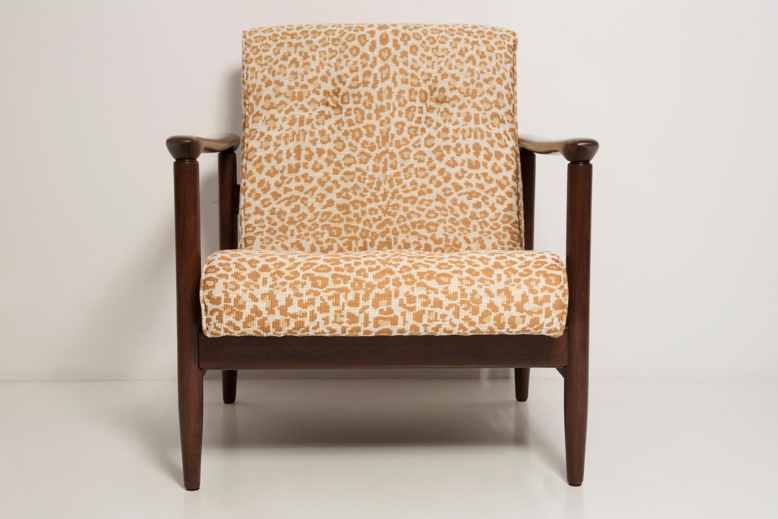 Paar Mid Century Pixel Luipaard Fauteuils, Gfm 142, Edmund Homa, Europa, Jaren 1960 photo 3061.0