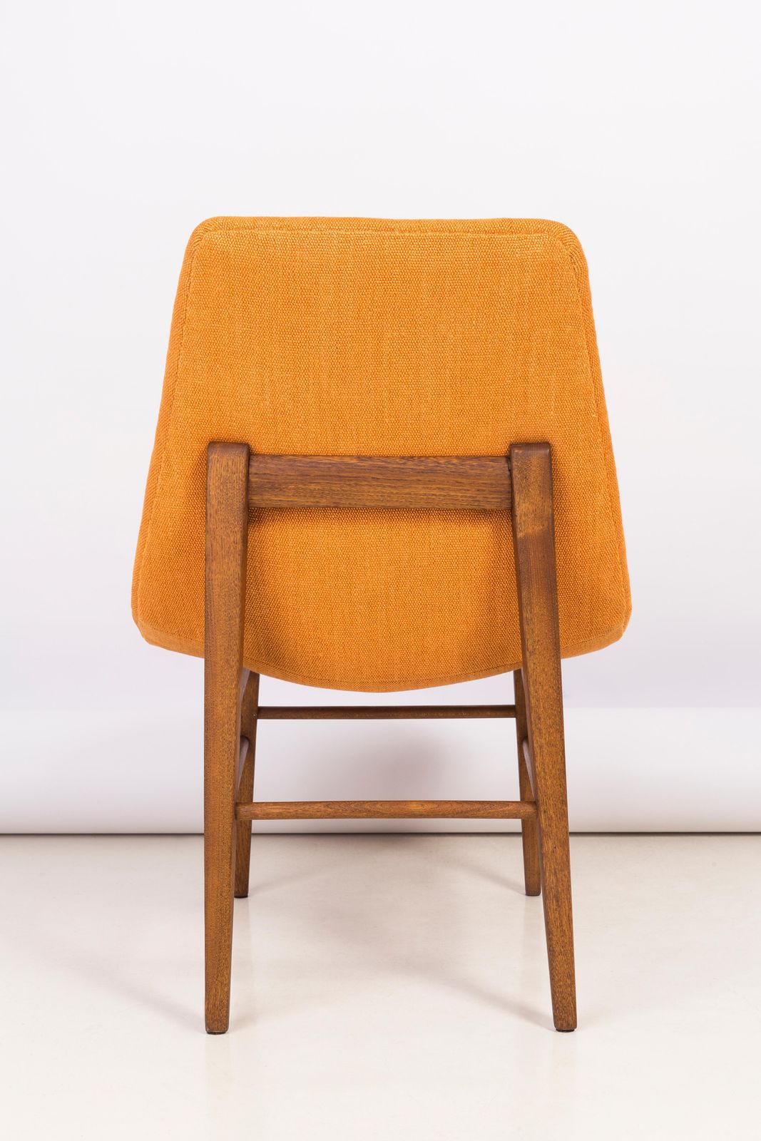 Furniture Set Of Two Rare 20th Century Orange Shell Chairs, H. Lachert, 1960s photo